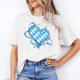 Bavarian Flag As Heart Blue Diamond Bavaria Women's T-Shirt, trending gift