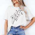 Dandelion Boston Terrier Flower Floral Bostie Tree Women's T-Shirt, trending gift