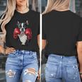 Boston Terrier Boxing Women's T-Shirt, funny design