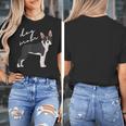 Boston Terrier Dog Mom Woman Women Women's T-Shirt, Couple Gifts, Mom Gifts, Boston Terrier Mom Gifts, funny design