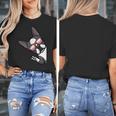 Boston Terrier Dog From Side Boston Bull Women's T-Shirt, funny design