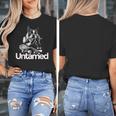 Boston Terrier Dog Untamed For Men Women Women's T-Shirt, funny design