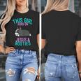 Boston Terrier This Girl Runs On Jesus And Boston Terriers Women's T-Shirt, funny design