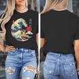 Boston Terrier Japanese Kanagawa Wave Surf Loyal Dog Men Women Kids Women's T-Shirt, funny design
