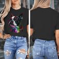 Boston Terrier Lovers Colorful Pop Art Boston Terrier Women's T-Shirt, funny design