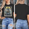 Boston Terrier Tarot Card Dog Women's T-Shirt, Boston Terrier Tarot Gifts, funny design