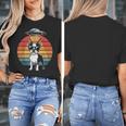 Boston Terrier UFO Alien Boston Terrier Dog Mom Dad Women's T-Shirt, Couple Gifts, Mom Gifts, Boston Terrier Dad Gifts, Boston Terrier Mom Gifts, funny design
