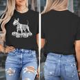 Bull Terrier Skeleton Birthday Halloween Kids Women's T-Shirt, funny design