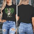 Cute Boston Terrier Shamrock St Patrick's Day Dog Lover Men Women Kids Women's T-Shirt, funny design