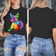 Dog Lover Boston Terrier Dog Colorful Boston Terrier Men Women Kids Women's T-Shirt, funny design
