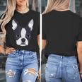 Kids Boston Terrier Dog For Women And Girls Women's T-Shirt, funny design