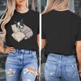 Sleepy Boston Terrier Pajama Men Women Kids Women's T-Shirt, funny design
