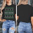Ugly Sweater Boston Terrier Dog Christmas Dog Lover Xmas Men Women Kids Women's T-Shirt, Boston Terrier Christmas Gifts, funny design