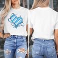 Bavarian Flag As Heart Blue Diamond Bavaria Women's T-Shirt, funny design