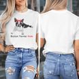 Boston Terrier Mom Bandana Boston Terrier Dog Women's T-Shirt, Couple Gifts, Mom Gifts, Boston Terrier Mom Gifts, funny design