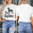 The Dogfather Boston Terrier Dog Funny Dog Gift T-Shirt For Men Women Girls Kids Women's T-Shirt, funny design