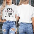 Granddaughter Nanas Girl Women's T-Shirt, funny design