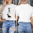 Inhale Exhale Yoga Boston Terrier Tshirt Women's T-Shirt, funny design