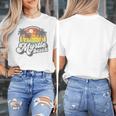 Myrtle Beach South Carolina Retro 70s Vintage Vacation Women's T-Shirt, funny design