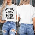 Property Of Boston Terrier Boston Terrier Shirt Women's T-Shirt, funny design