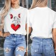 Valentine's Day Boston Terrier Dog Vector Women's T-Shirt, funny design