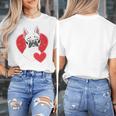 Valentine's Day Boston Terrier Women's T-Shirt, funny design