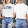 Varsity Grey Nantucket Women's T-Shirt, funny design