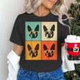 Bostie Dog Lover Boston Terrier With Sunglasses For Men Women Girls Kids Women's T-Shirt, gift for family, gift for coworker