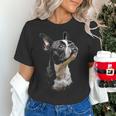 Boston Terrier Dog Graphic Pet Art Boston Terrier For Men Women Kids Women's T-Shirt, gift for family, gift for coworker
