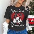 Boston Terrier Grandma Dog Owner Boston Terrier For Men Women Women's T-Shirt, gift for family, gift for coworker