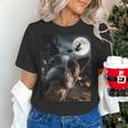Boston Terrier Selfie Full Moon Flying Witch Halloween Dog Women's T-Shirt, Boston Terrier Halloween Shirts, gift for family, gift for coworker