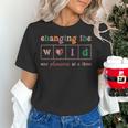 Changing The World One Phoneme At a Time Phonics Teacher Men Women Girls Kids Women&#x27;s T-Shirt, gift for family, gift for coworker