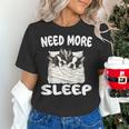 Cute Boston Terrier Need More Sleep Pajamas Nightgown Women's T-Shirt, gift for family, gift for coworker