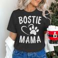 Fun Bostie Mama Dog Lover Apparel Boston Terrier Mom Women's T-Shirt, Boston Terrier Mom Shirts, gift for family, gift for coworker