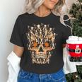 Halloween Costume Skull Boston Terrier Dog Lover For Men Women Kids Women's T-Shirt, Boston Terrier Halloween Shirts, gift for family, gift for coworker