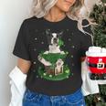 St Patrick's Day Leprechaun Boston Terrier Dog Shamrock For Men Women Kids Women's T-Shirt, gift for family, gift for coworker