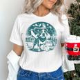 Boston Terrier Cowboy UFO Shirt Vintage Western Dog Mom Tee Women's T-Shirt, Boston Terrier Mom Shirts, gift for family, gift for coworker