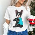 Boston Terrier I Love Mom Apparel Women's T-Shirt, Boston Terrier Mom Shirts, gift for family, gift for coworker