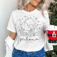 Cool Vintage Cactus Sedona Arizona Camping Souvenir Women's T-Shirt, gift for family, gift for coworker
