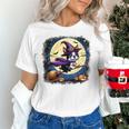 Cute Boston Terrier Halloween Costume Dog Lover Women Girls Women's T-Shirt, Boston Terrier Halloween Shirts, gift for family, gift for coworker