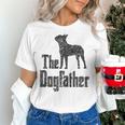 The Dogfather Boston Terrier Dog Funny Dog Gift T-Shirt For Men Women Girls Kids Women's T-Shirt, gift for family, gift for coworker