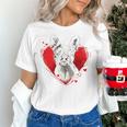 Valentine's Day Boston Terrier Dog Women's T-Shirt, gift for family, gift for coworker