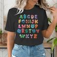 ABC Cute Monster Alphabet Halloween Teacher Costume Kids Women&#x27;s T-Shirt, funny gift