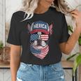 Boston Terrier 4th Of July US Merica Bostie Dog Patriotic For Men Women Kids Women's T-Shirt, Patriotic Boston Terrier Shirts, Boston Terrier 4th Of July Shirts, funny gift