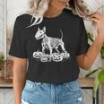 Bull Terrier Skeleton Birthday Halloween Kids Women's T-Shirt, funny gift