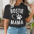 Fun Bostie Mama Dog Lover Apparel Boston Terrier Mom Women's T-Shirt, Boston Terrier Mom Shirts, funny gift
