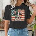 Patriotic Boston Terrier Dog Lover USA Flag 4th Of July For Men Women Kids Women's T-Shirt, Patriotic Boston Terrier Shirts, Boston Terrier 4th Of July Shirts, funny gift