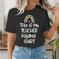 This Is My Teacher Pajama Shirt Teacher Life Tee Women&#x27;s T-Shirt, funny gift