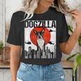 Vintage Japanese Dogzilla Boston Terrier Women's T-Shirt, funny gift