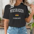 Wiesbaden Germany Vintage Athletic Sports Women's T-Shirt, funny gift